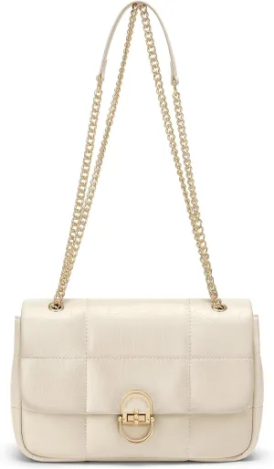 Cnoles Crossbody Bags for Women Fashion Leather Shoulder Bag with Chain Strap Trendy Clutch Purse Satchel Purse Handbag