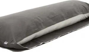 Comodo Original CMC9150R Body Pillow Cover with Zipper 100% Cotton Dakimakura Pillow Case [Made in Japan] (Gray, 20 x 60 inch (150cm x 50cm))
