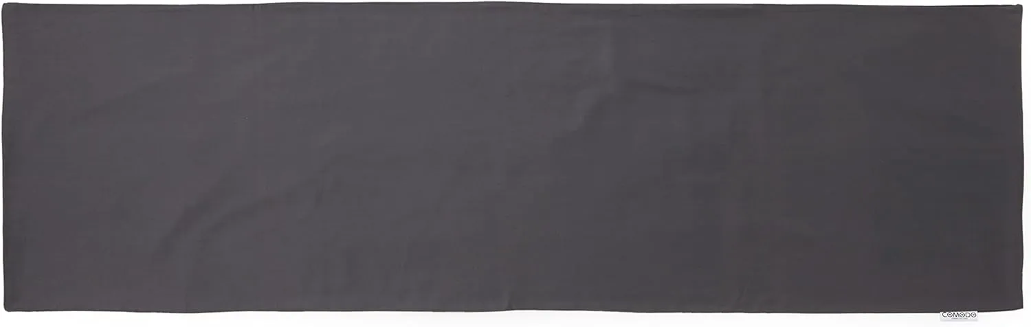 Comodo Original CMC9150R Body Pillow Cover with Zipper 100% Cotton Dakimakura Pillow Case [Made in Japan] (Gray, 20 x 60 inch (150cm x 50cm))