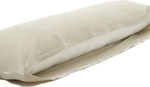 Comodo Original CMC9150R Body Pillow Cover with Zipper 100% Cotton Dakimakura Pillow Case [Made in Japan] (Sand Beige, 20 x 60 inch (150cm x 50cm))