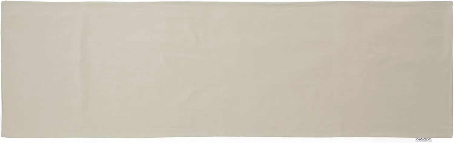 Comodo Original CMC9150R Body Pillow Cover with Zipper 100% Cotton Dakimakura Pillow Case [Made in Japan] (Sand Beige, 20 x 60 inch (150cm x 50cm))
