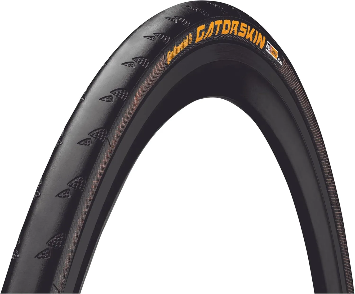 Continental Gatorskin Wire Bead Bicycle Tire - Clincher, Black, PolyX Breaker, 26", 27", 650 or 700 Sizes