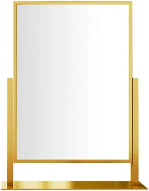 Cosmetic Mirror Metal Square Makeup Mirror Desktop Makeup Mirror Folding Beauty Mirror Double-Sided Adjustable Desktop Makeup Mirror Make Up Mirrors