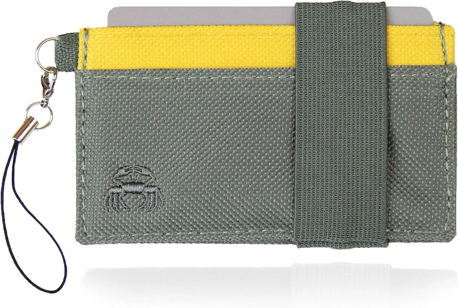 Crabby Wallet - Thin Minimalist Front Pocket Wallet - Credit Card Holder - Small Travel Wallets - Compact Wallets For Men and Women - Carry Cards, Cash, Phone, Keys- Secure Canvas Wallet - Levan