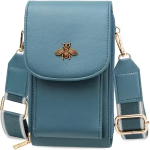 CrossBody Bags with Touchscreen Cell Phone Purse Window Zipper Pocket,RFID Blocking Card Holder iPhone bag for Women