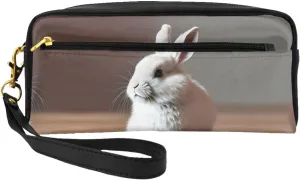 cry white rabbit Print Cosmetic Makeup Bag â€“ Travel Toiletry Organizer, Perfect for Women's Storage and Business Trips