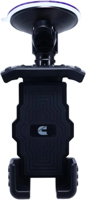 Cummins Windshield Phone Mount CMNWSPH - Suction Cup Phone Holder for Car or Truck Window or Dash Universal Fit - Black