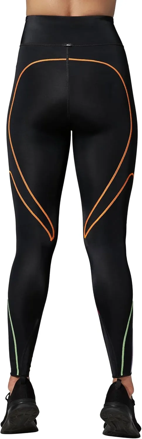 CW-X Women's Stabilyx 3.0 Joint Support 3/4 Capri Compression Tight, High-Rise Leggings with Back Phone Pocket for Running