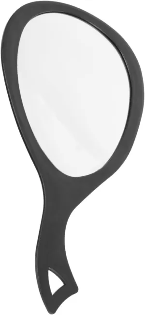 Didiseaon 1pc Abs Handle Makeup Mirror Retro Cosmetic Mirror Handheld Beauty Mirror for Women Lightweight Compact High Definition Surface