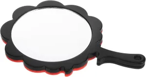 Didiseaon Elegant Tree Shape Pocket Mirror Portable Handheld Acetate Mirror Rhinestones for Makeup Beauty Routine
