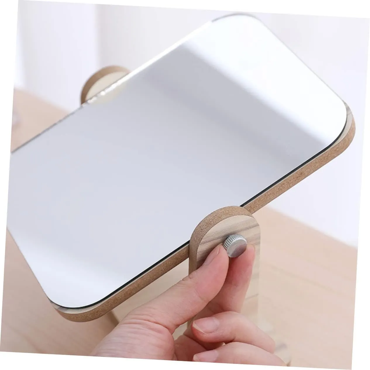 DOITOOL Rotating Vanity Mirror Mirrors Home Decor Girl Cosmetics Mirror to Rotate Chic Decorative Mirror