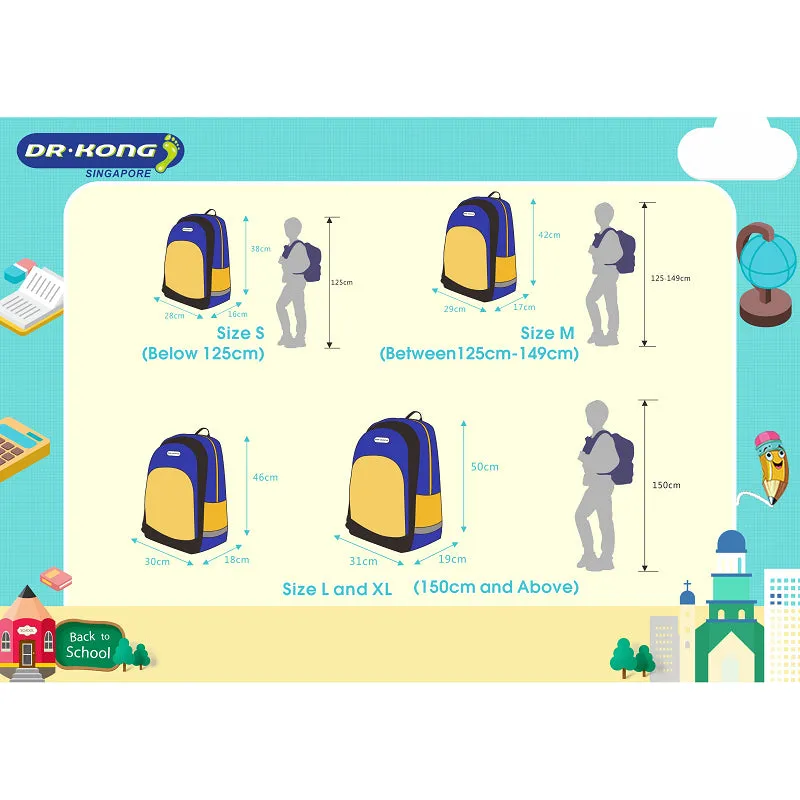 DR.KONG BACKPACKS L SIZE DK-1300221D-GBL(RP : $119.90)