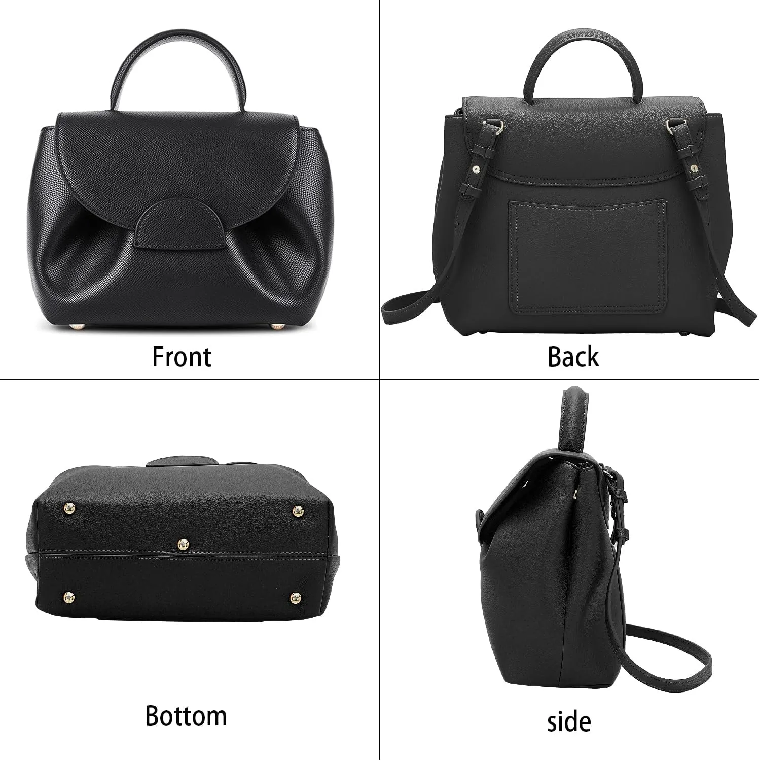 Dyalsa Top Handle Bag Tote Bags Purses for Women Designer Luxury Crossbody Bag Faux Leather Shoulder Bag Satchels 2024
