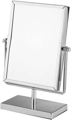Elegant Double Sided Vanity Makeup Mirror Magnification for Bathroom Desk Decor for Makeup Application and Grooming Home Hotel Settings