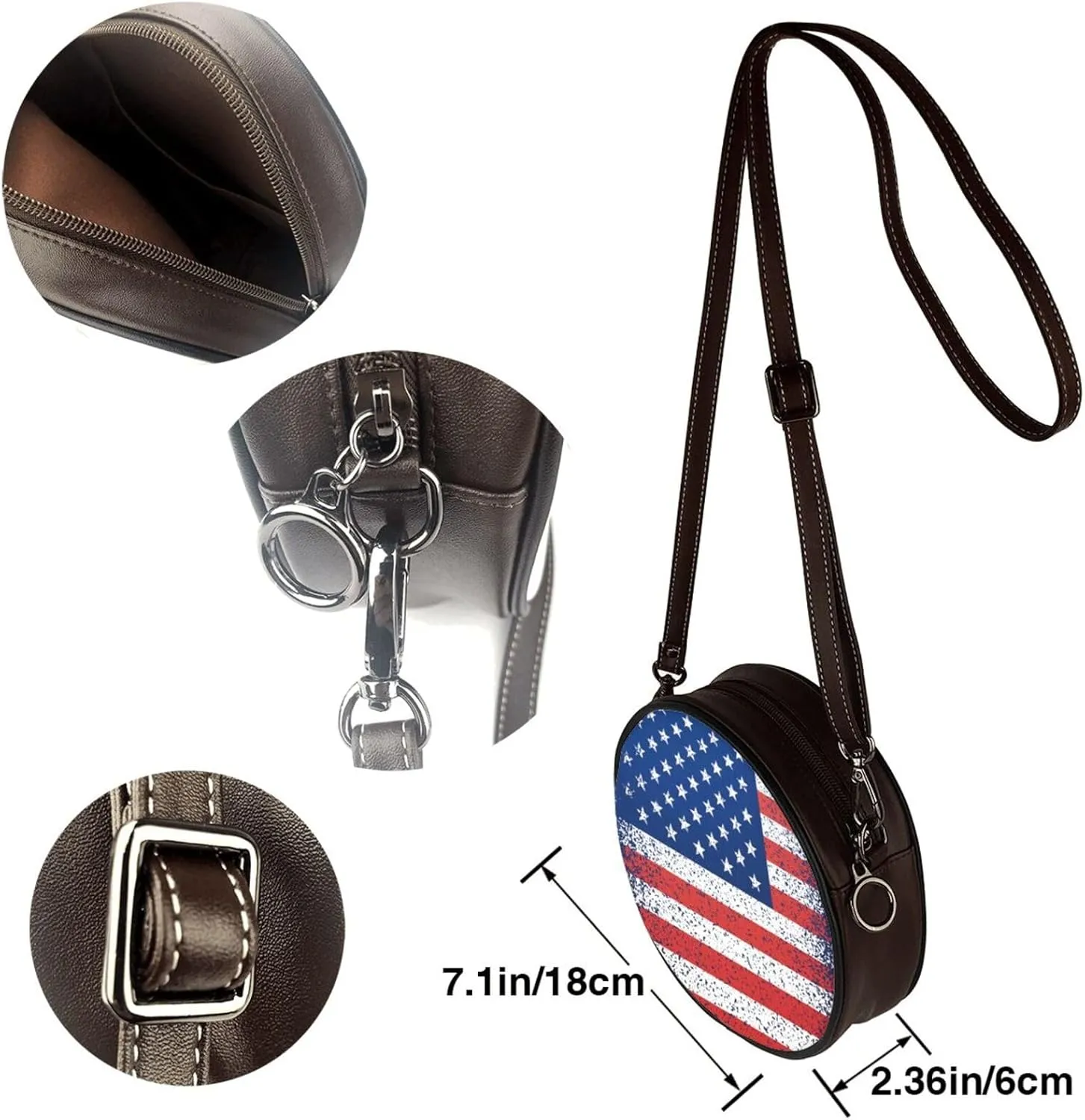 Elegant Leather Crossbody Handbag for Women
