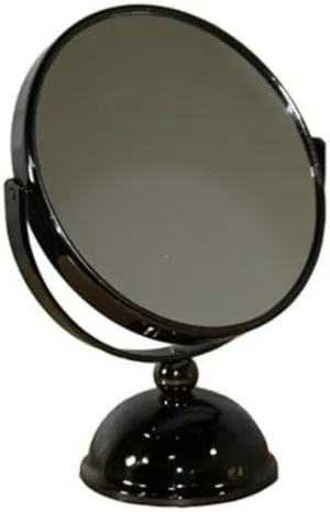 Enhance Your Beauty Routine with 5.5" Makeup Mirror, 3X Magnification, Elegant Black Finish