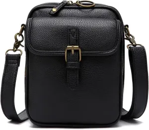 ENOPINK Cross Body Bag for Woman PU Leather Shoulder Bag Crossbody Purse with Card Slots