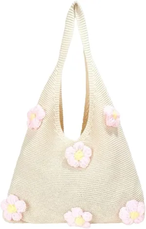 Epsion Summer Tote Bag for Women Beach Shoulder Bag Woven Natural Straw Handbags Chic Hobo Travel Purses 2025