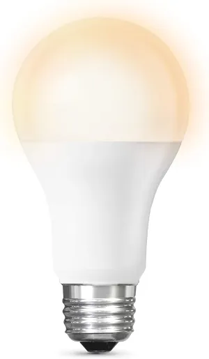 FEIT Electric Smart Wi-Fi LED Color Changing Dimmable 60W Light Bulbs 2-pk White