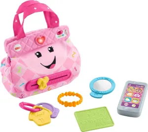Fisher-Price Baby & Toddler Toy Laugh & Learn My Smart Purse with Lights & Smart Stages Learning Songs for Infants Ages 6  Months