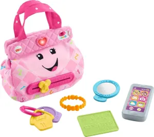 Fisher-Price Baby & Toddler Toy Laugh & Learn My Smart Purse with Lights & Smart Stages Learning Songs for Infants Ages 6  Months