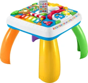 Fisher-Price Baby to Toddler Toy Laugh & Learn Around The Town Learning Activity Table with Music & Lights for Infants Ages 6  Months​ (Amazon Exclusive)