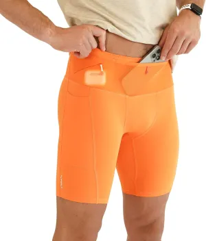 FlipBelt Men's Running Compression Shorts with Pockets - Secure Your Phone, Keys and Even Water Bottles - USA Small Business