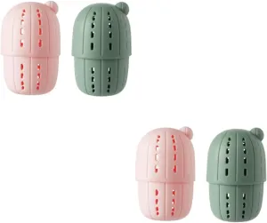 FRCOLOR 2sets Egg Shape Makeup Sponge Holder Lightweight Beauty Sponge Storage Box Silicone Powder Puff Case Travel-sized Organizer Dustproof for Home Use 2pcs*2