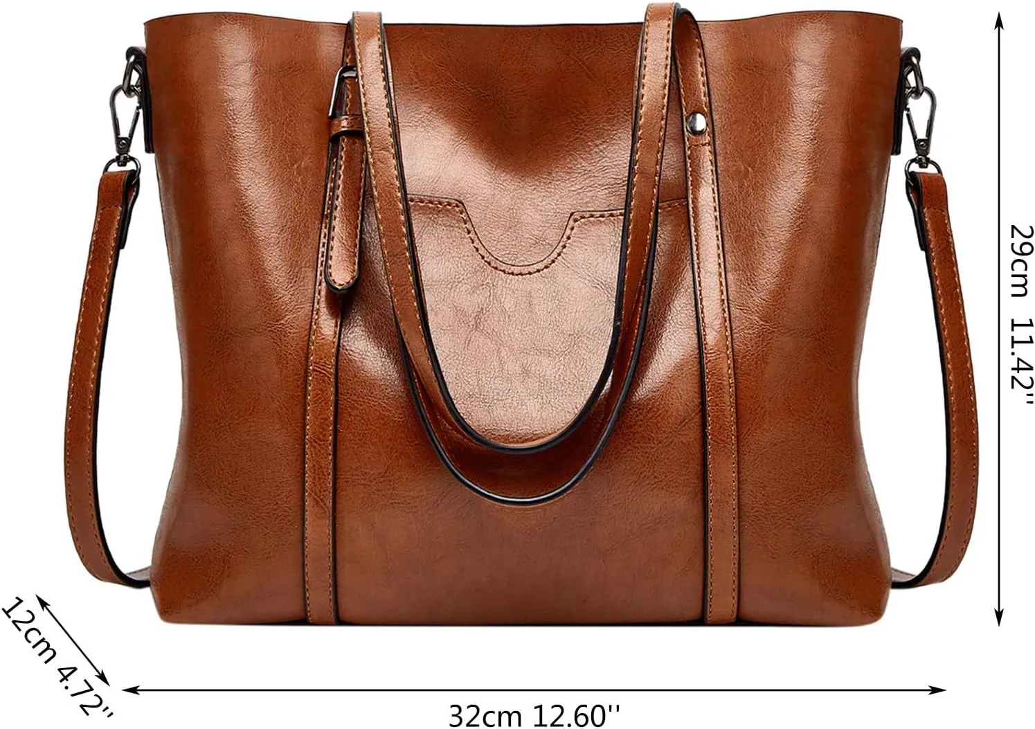 FzVYD Mini Bag Purse for Women,Women's Fashion Handbags Tote Bags Shoulder Bag Top Handle Satchel Purse Set 4pcs Wallet Bag PU Leather Large Bag 2024 Grey