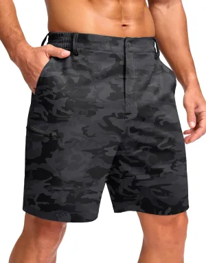 G Gradual Men's Casual Shorts 7"/ 9" Lightweight 4 Pockets Stretch Quick-Dry Summer Shorts for Golf Work Hiking Trips