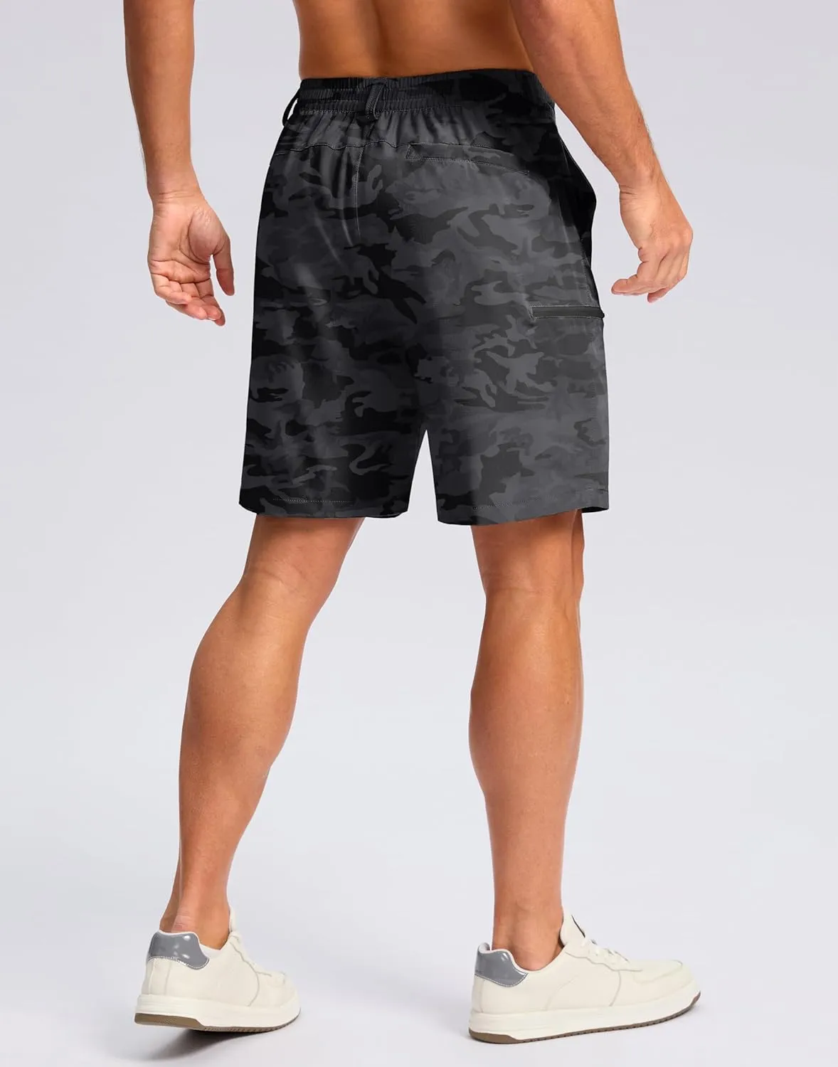 G Gradual Men's Casual Shorts 7"/ 9" Lightweight 4 Pockets Stretch Quick-Dry Summer Shorts for Golf Work Hiking Trips