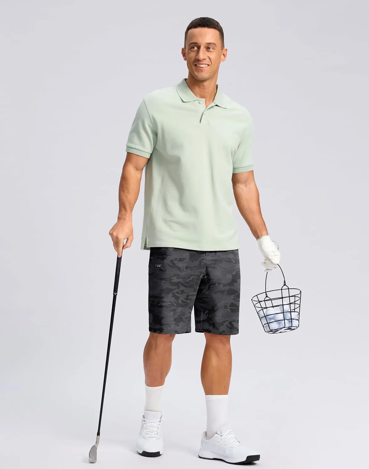 G Gradual Men's Casual Shorts 7"/ 9" Lightweight 4 Pockets Stretch Quick-Dry Summer Shorts for Golf Work Hiking Trips