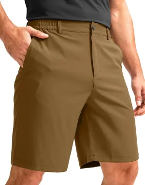 G Gradual Men's Casual Shorts 9" Lightweight Golf Shorts for Men Stretch with 3 Pockets Quick Dry Breathable Work Shorts