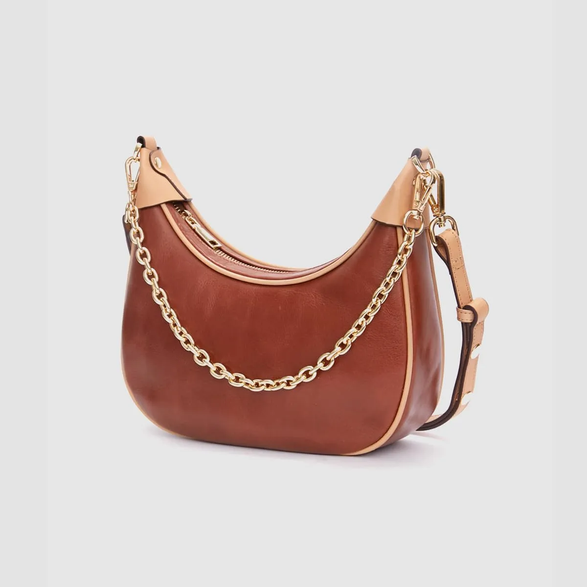 Genuine Leather Crescent Bag for Women: Fashion Ladies Hobo Purse - Retro Shoulder Handbag for Travel Work Commute