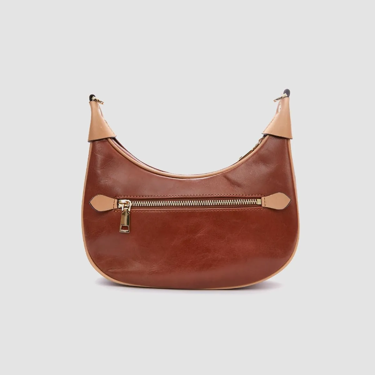 Genuine Leather Crescent Bag for Women: Fashion Ladies Hobo Purse - Retro Shoulder Handbag for Travel Work Commute