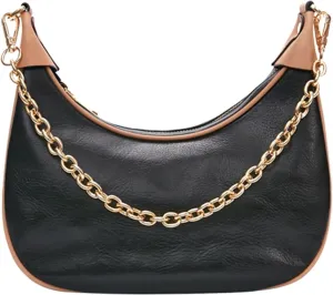 Genuine Leather Crescent Bag for Women: Fashion Ladies Hobo Purse - Retro Shoulder Handbag for Travel Work Commute