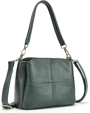 Genuine Leather Women Shoulder Bag Small Crossbody Bags Purse Mini Casual Hobo Lady Handbags and Purses Messenger Satchel