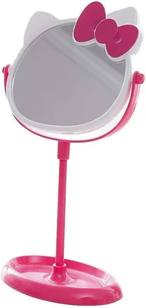 Gerrit Led Makeup Mirror Makeup Mirror Tabletop Makeup Mirror, Cosmetic Mirror Angle Adjustable Tabletop Metal Rimless Elegant