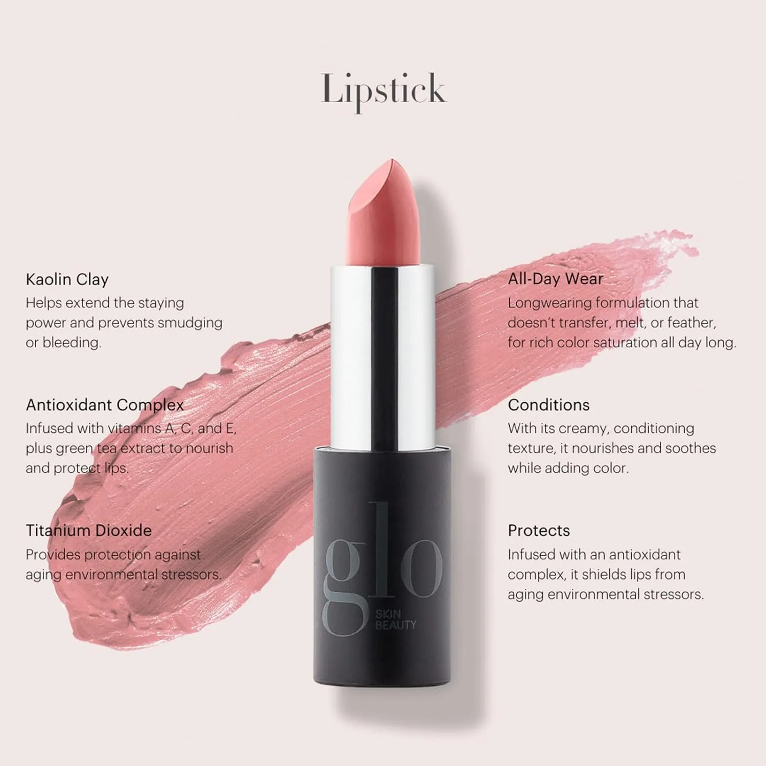 Glo Skin Beauty Lipstick in Bullseye - Classic Blue Red - Creamy Long Lasting Lip Stick, 20 Shades