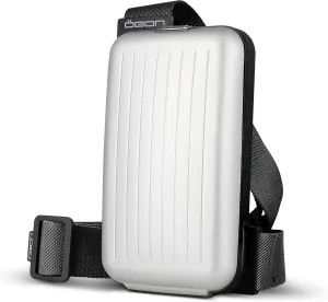 ÖGON Aluminium Sling Bag Phone Bag & Wallet - Practical and Stylish with an Integrated Wallet