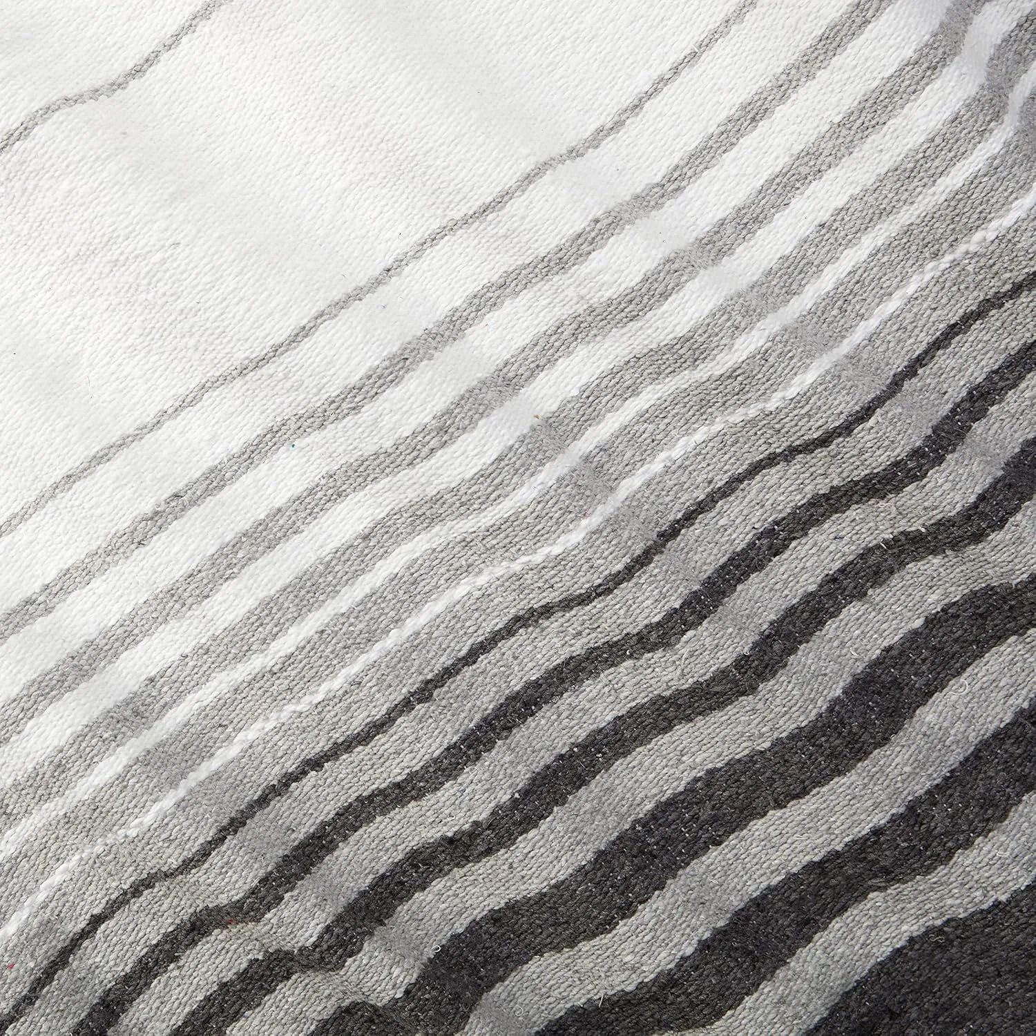 Gray Mexican Blanket by Laguna Beach Textile Co - Beach, Yoga, Camping, or Decorative Throw Blanket - Traditional Handmade Serape - Gray Tulum