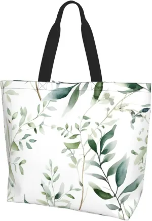 Grocery Bag Reusable Tote Bag Foldable Blue Rose Shopping Bag Handbag Washable Shoulder Bag for Travel