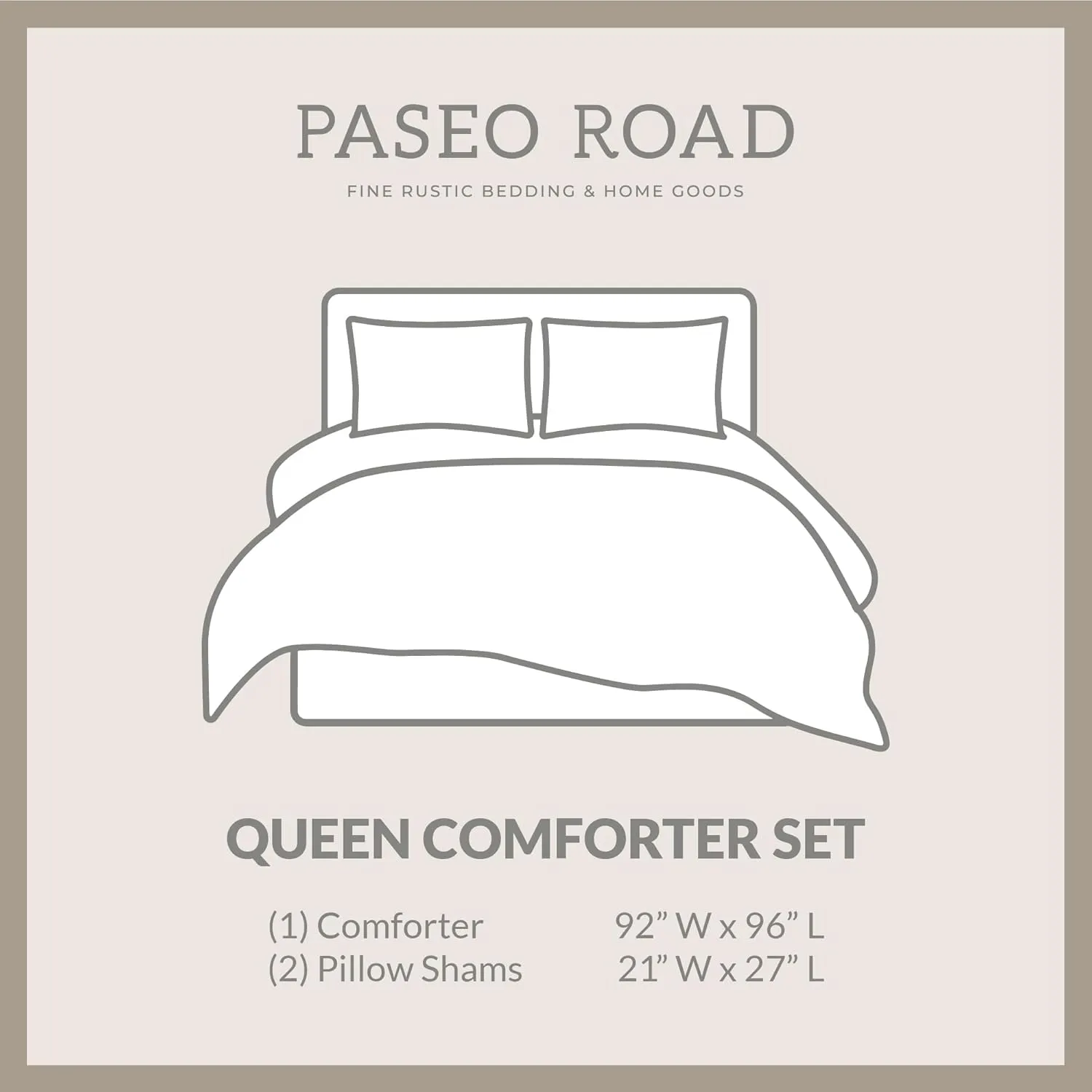 H HIEND ACCENTS Tasha Polizzi for Paseo Road Mariella Western Bedding, 3 Piece Comforter Set, Queen Size, Chenille Red Blue Brown Aztec Bedding Set, Southwestern Tribal Bedding with Pillow Shams