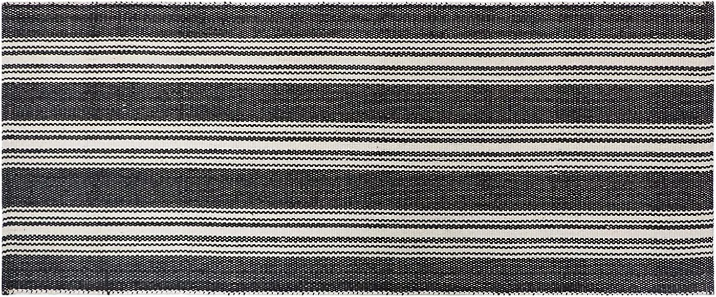 Hand Woven 100% Cotton Yoga Mat- Thick Handloom Made in India- for Gym Floor Exercise - Runner for Bedroom