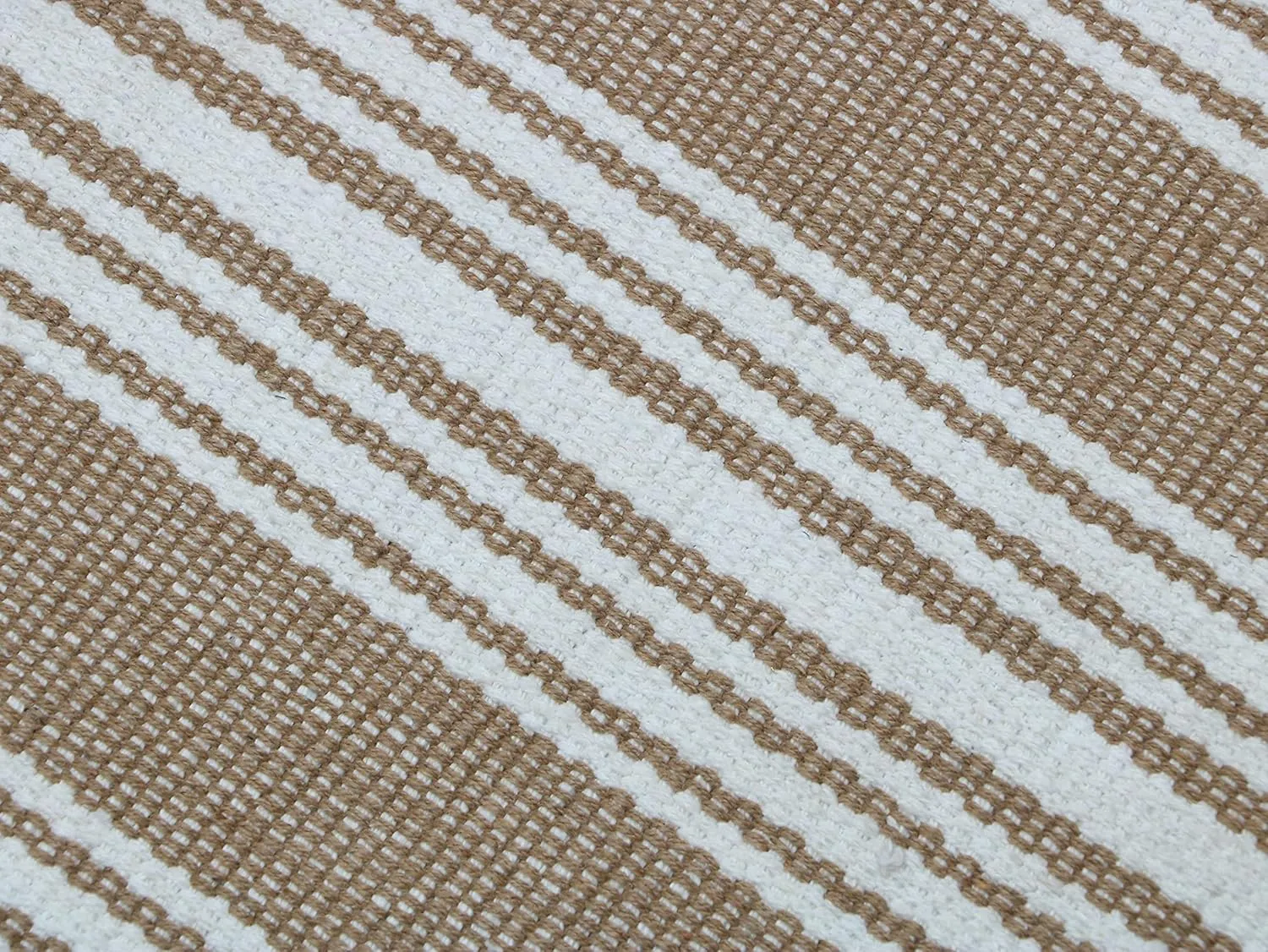 Hand Woven 100% Cotton Yoga Mat- Thick Handloom Made in India- for Gym Floor Exercise - Runner for Bedroom