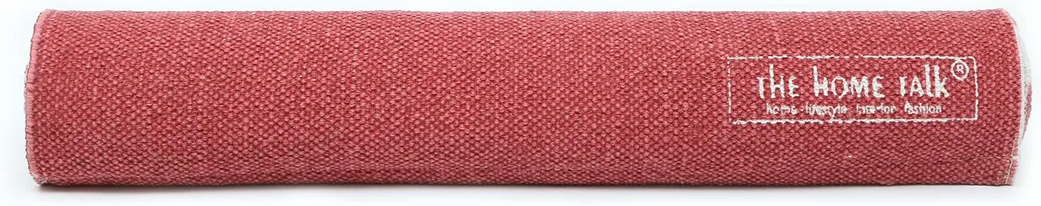 Hand Woven 100% Cotton Yoga Mat- Thick Handloom Made in India- for Gym Floor Exercise - Runner for Bedroom