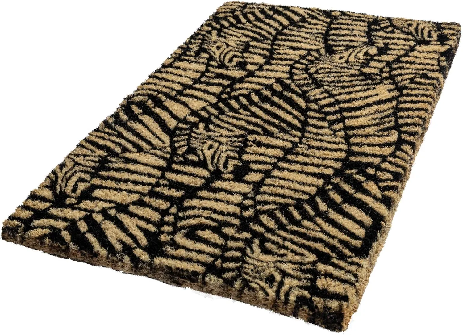 Handmade Doormat - Zebra Herd, 18"x30"