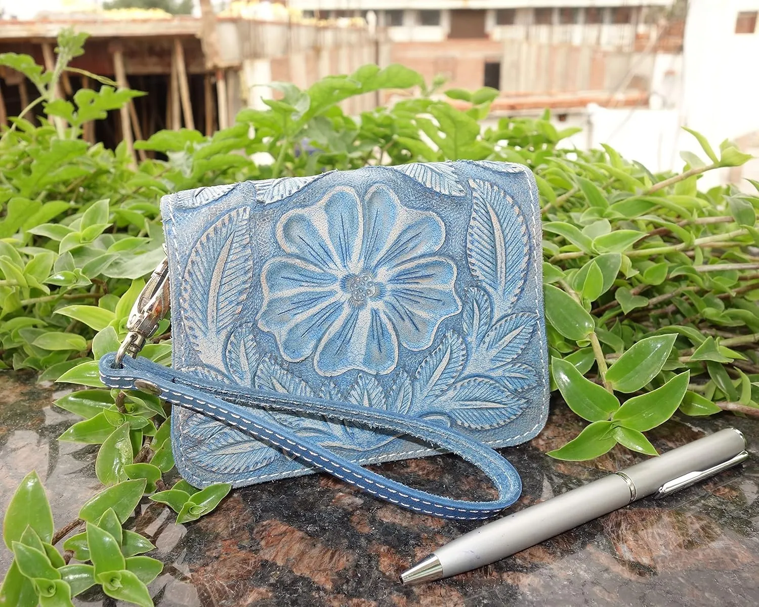 Handmade Genuine Leather Coin Purse, Hand Purse, Vintage Gift Pouch, Change Purse