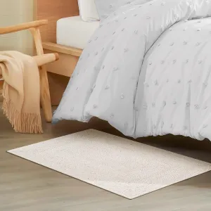 Hausattire Hand Woven Jute Braided Rug, 2'x3' – Off White, Reversible Boho Entry Area Rugs for Kitchen, Living Room I Farmhouse Indoor Outdoor Decorative Floor Rug, 24x36 Inches