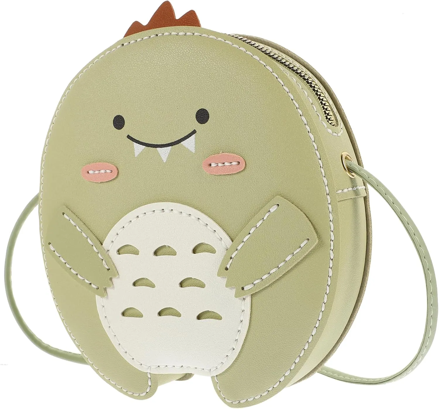 HAWILLOSCH 1Set Dinosaur Design DIY PU Bag Making Kit Cute Bag Material for Beginners Professionals for Craft Activities Parent Interaction